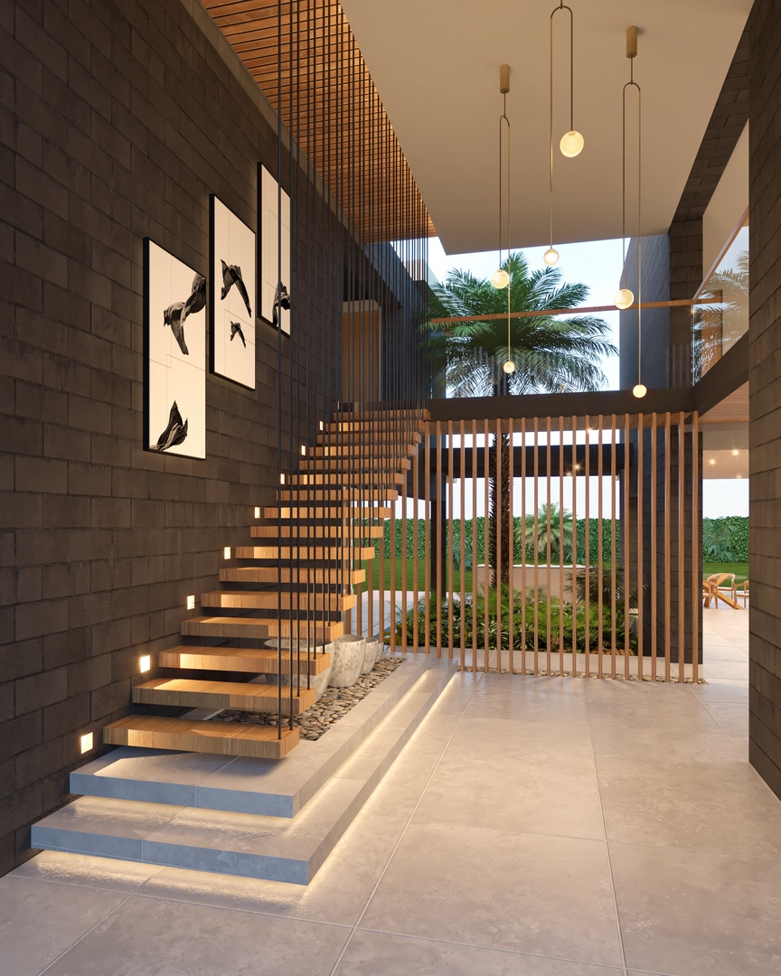 casas vacacionales y villas - Venta de Villa de lujo cap Cana punta cana 1571mts con piscina zona turística 3