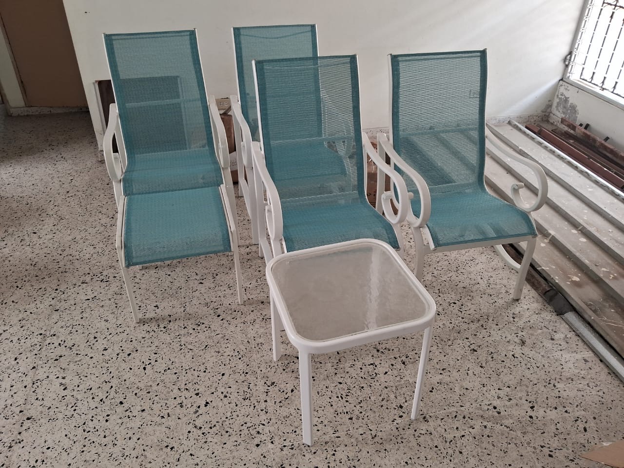 muebles y colchones - Juego muebles exterior  0