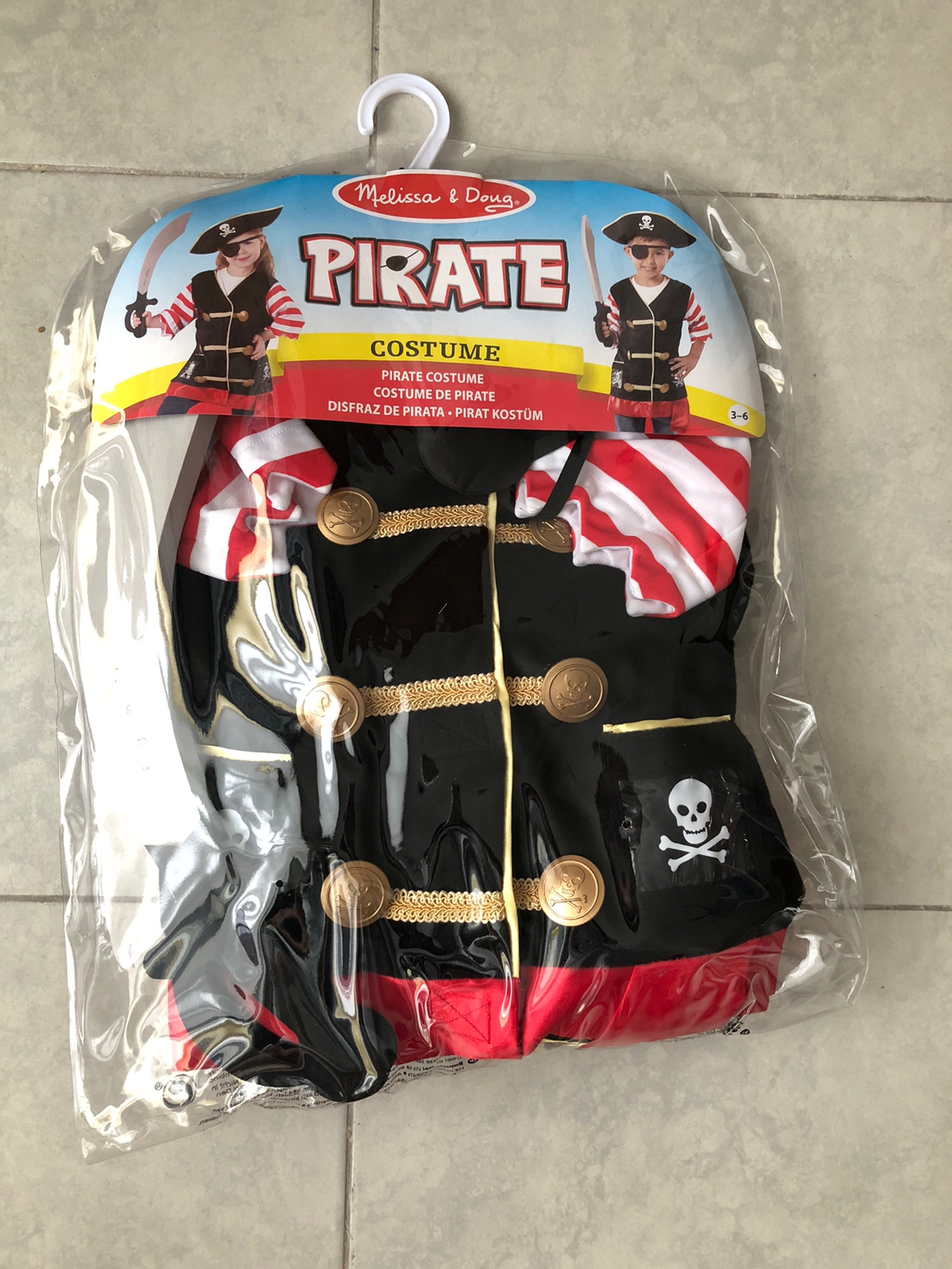 ropa y zapatos - 
Disfraz De niños de 5-7 años nuevo
pirata y Caperucita roja higuey 1