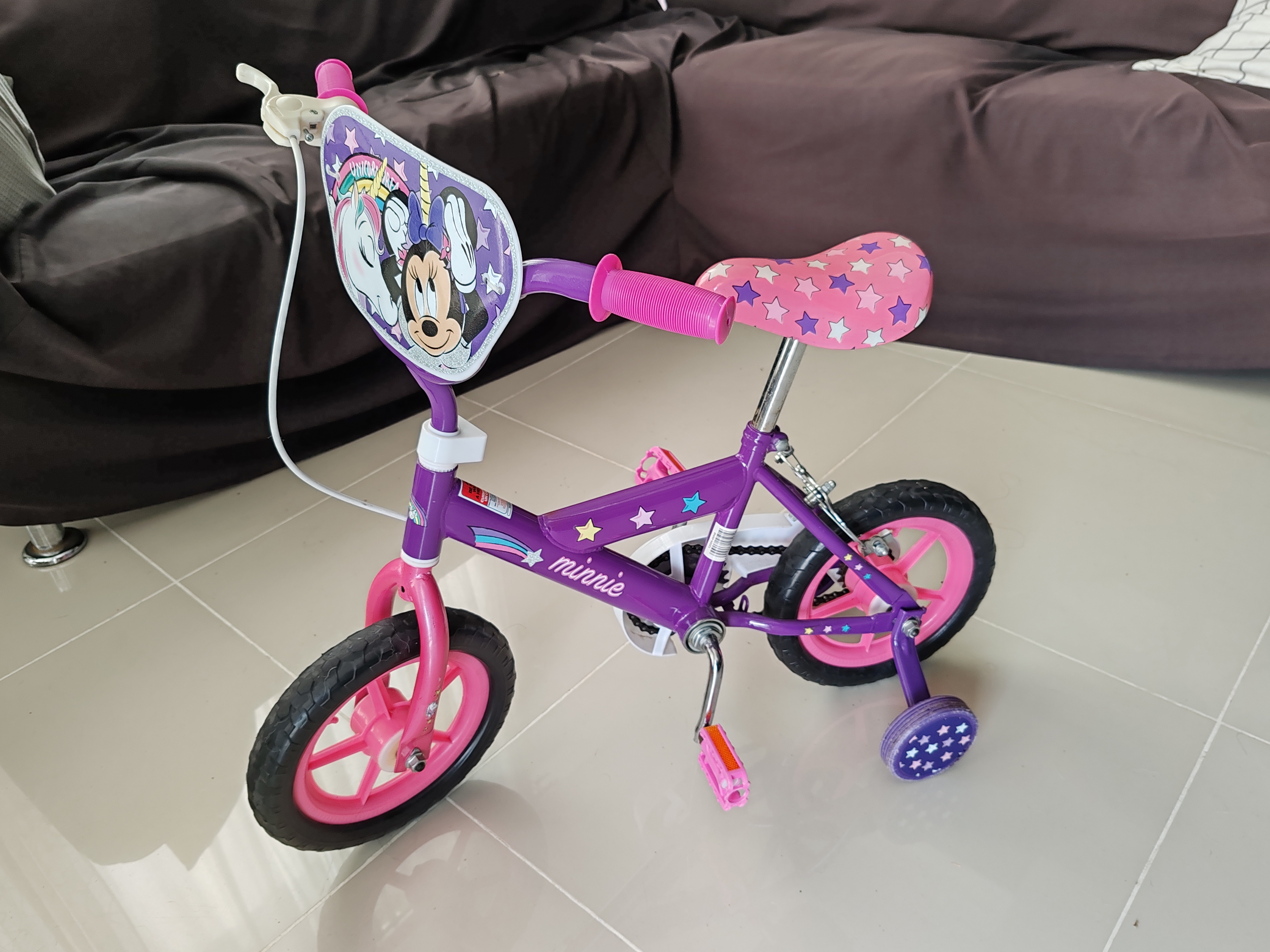 bicicletas y accesorios - Bicicleta  12 para niñas, diseño de Mimie Disney. Poco uso.  6