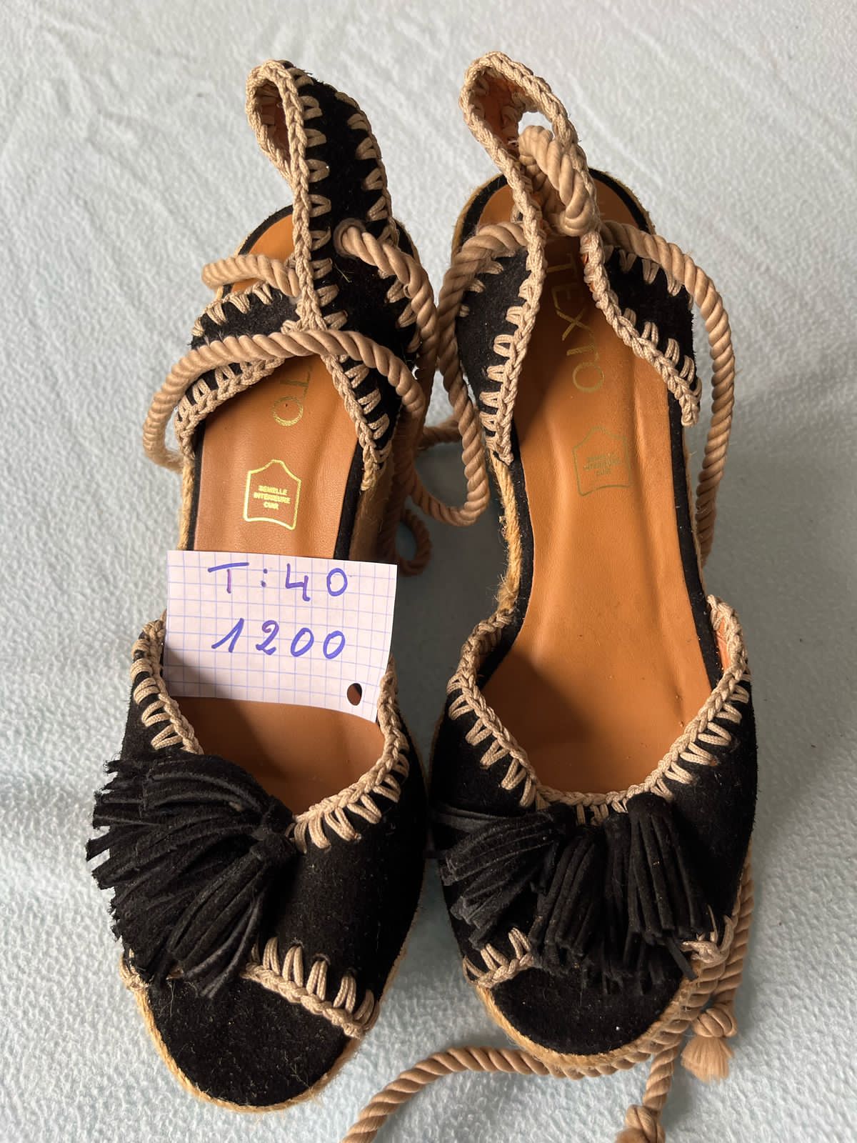 zapatos para mujer - Espadrilles con tacon  4