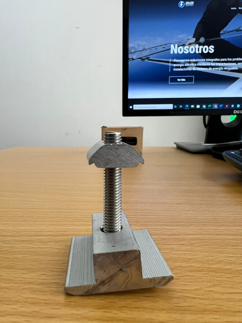 herramientas, jardines y exterior - Estructura Para Paneles En Aluminio O Hierro Inoxidable 5
