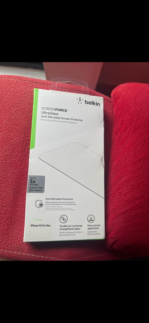 accesorios para electronica - Protector De Pantalla Belkin Para iPhone 12 Pro Max En Venta TOTALMENTE NUEVO 1