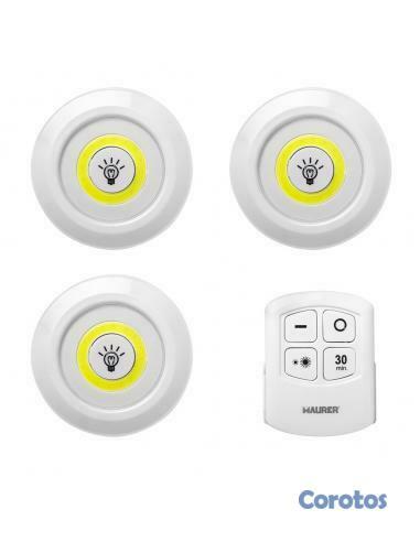 otros electronicos - LUZ LED CON CONTROL REMOTO JUEGO DE 3 ZDWJ-210