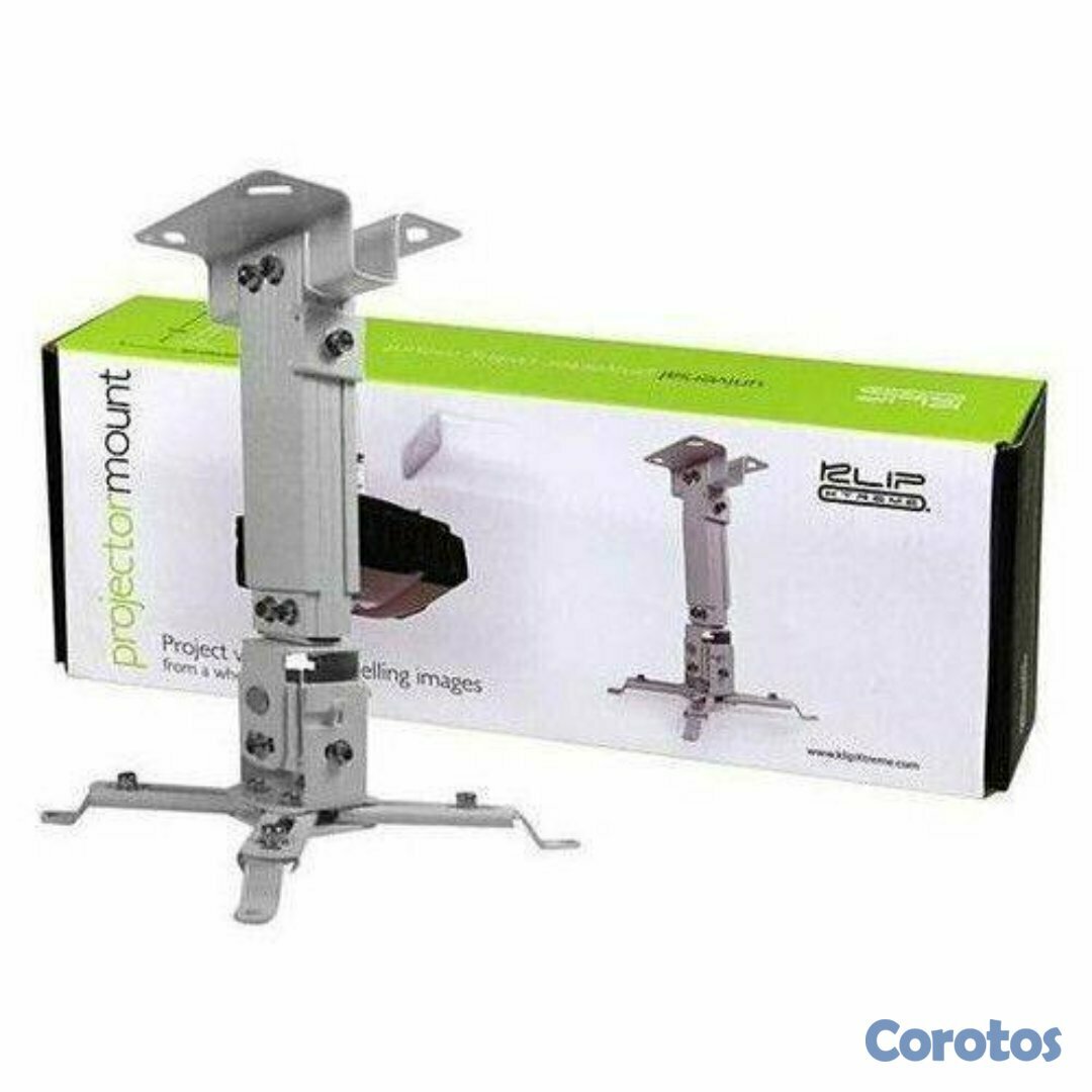 computadoras y laptops - SOPORTE PARA PROYECTOR KLIPX BLANCA DE TECHO DESDE 280MM HASTA 350MM DIAGONAL 1