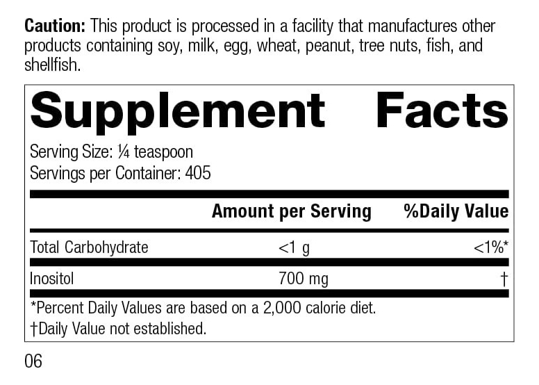 Salud y Equipamiento Médico - Inositol Polvo 700 Mg Standard 1