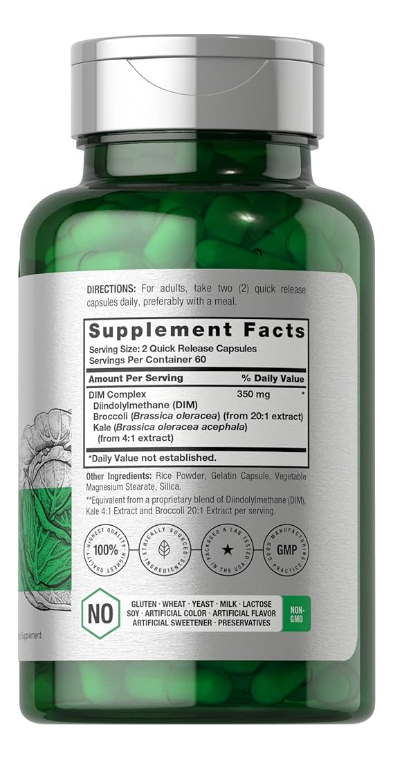Salud y Equipamiento Médico - Suplemento De Complejo Dim 350 Mg 120 Cápsulas 1
