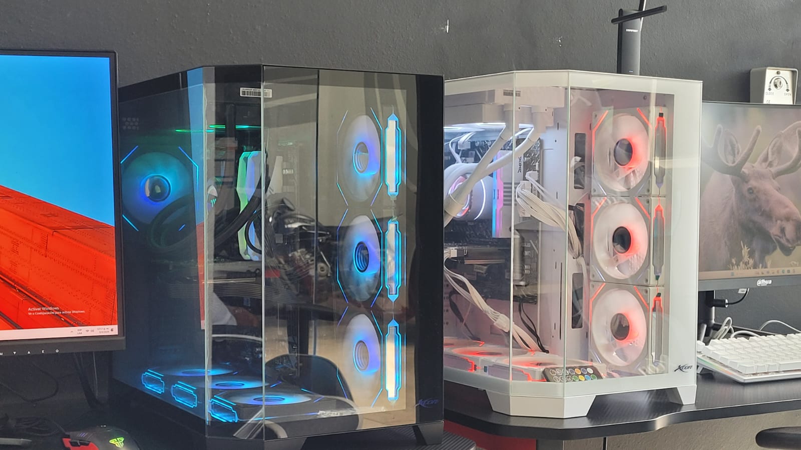 computadoras y laptops - CASE GAMING PARA COMPUTADORA XCON CON RGB VARIADOS 3