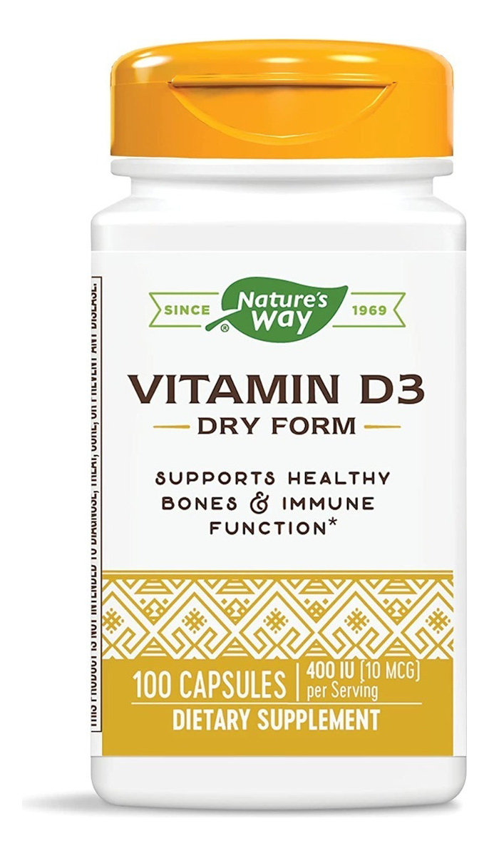 Salud y Equipamiento Médico - Vitamina D3 10mcg Nature S Way - U - Unidad A $1472