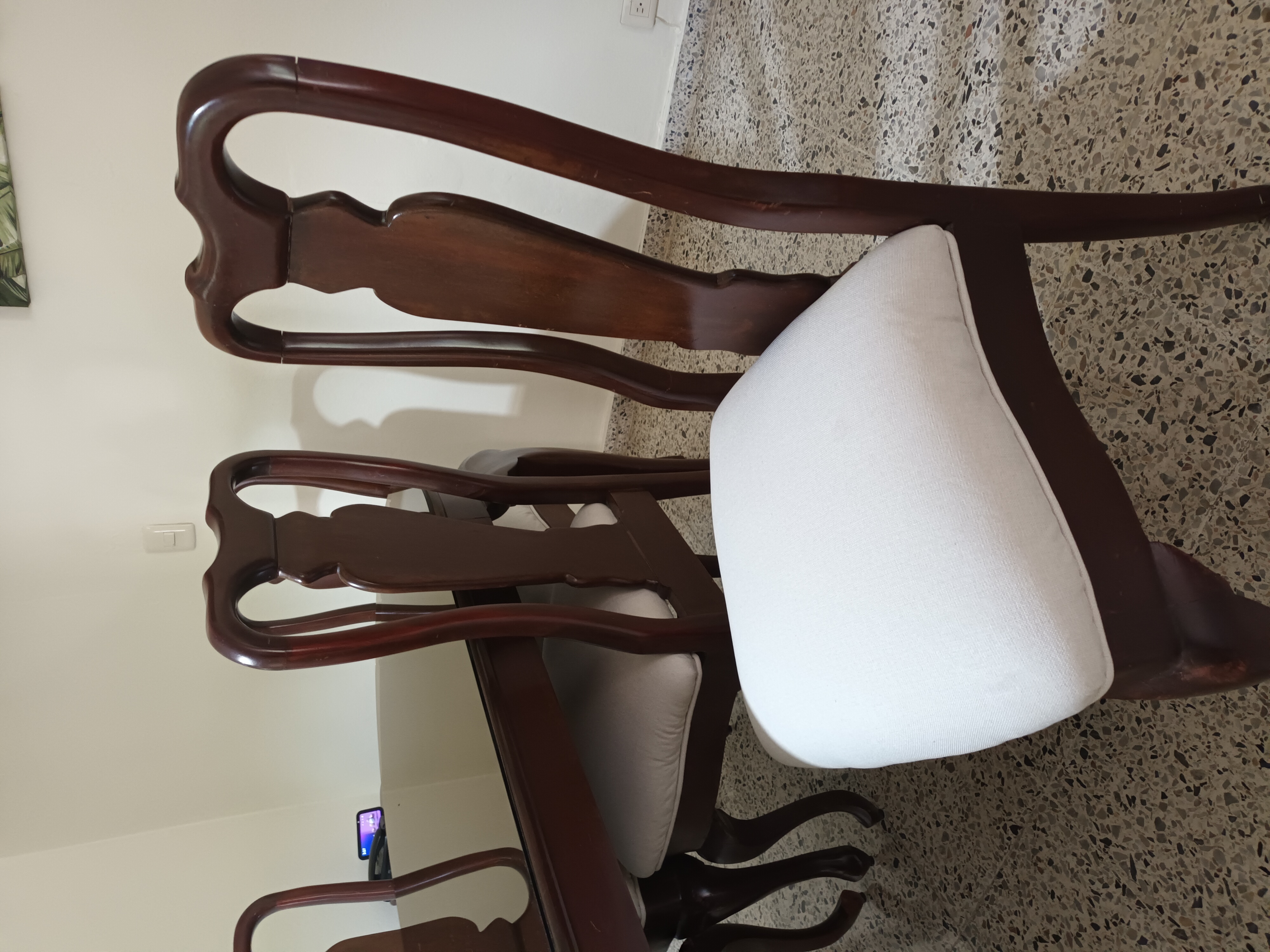 muebles y colchones - Juego de comedor en caoba centenaria 1
