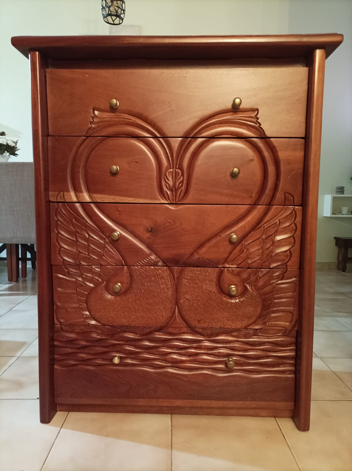 muebles y colchones - Gavetero en caoba (Biuro) 1