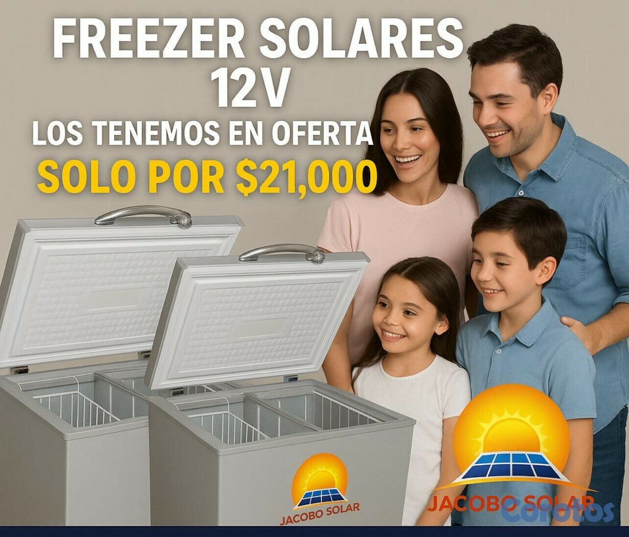 electrodomesticos - CONGELADOR SOLAR A 12 VOLTIOS 