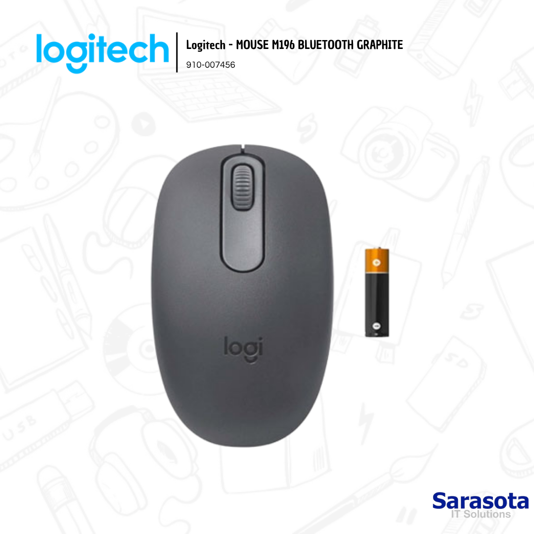 accesorios para electronica - Logitech - MOUSE M196 BLUETOOTH GRAPHITE