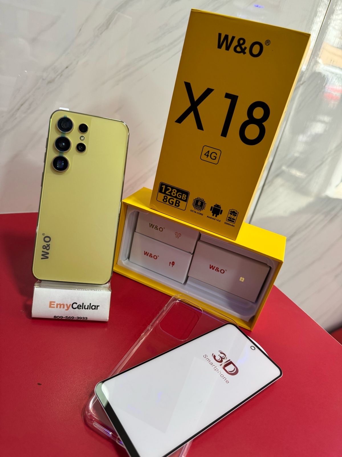 celulares y tabletas - Celular W&O X 18 128/8 GB  0