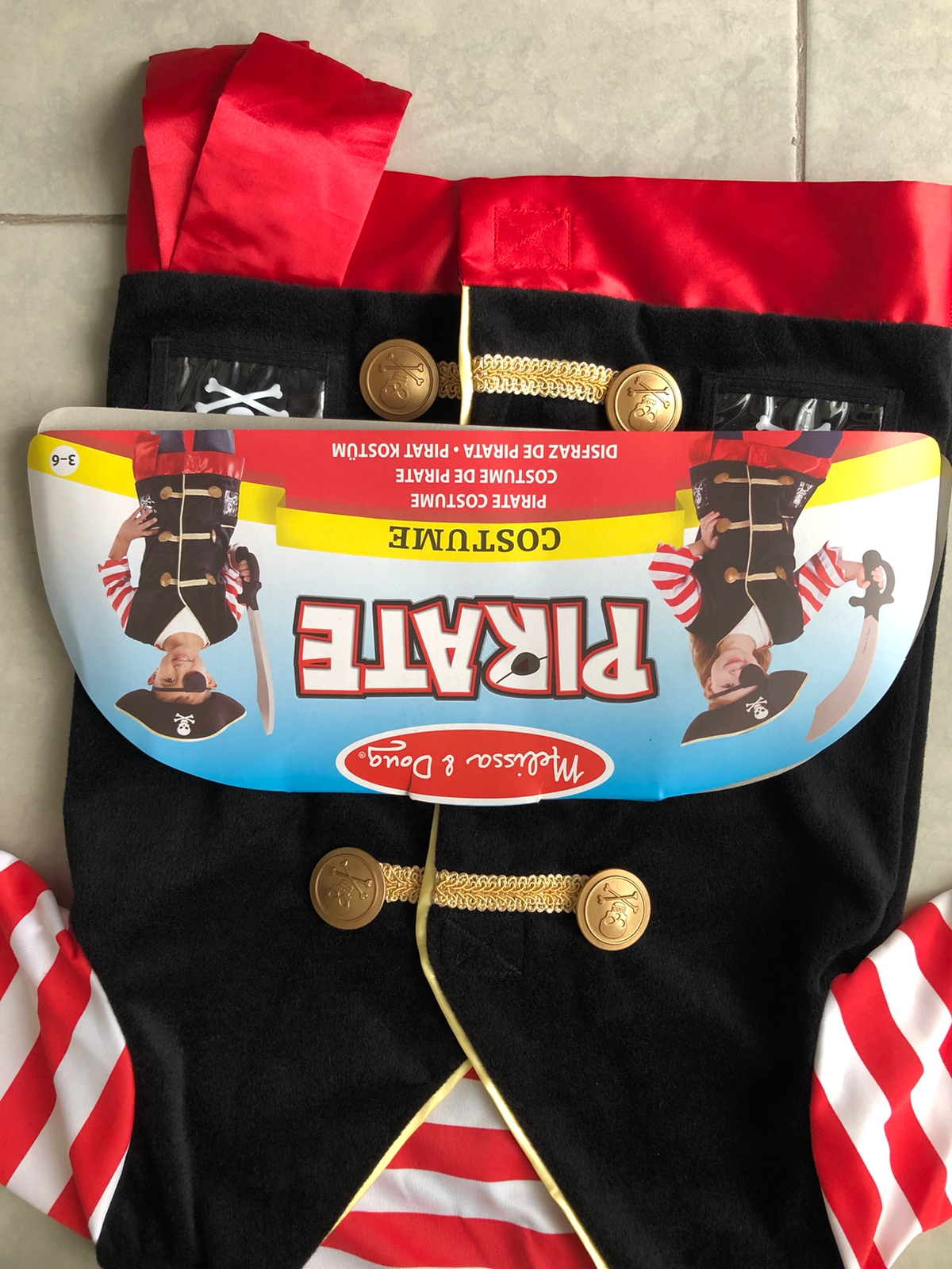 ropa y zapatos - 
Disfraz De niños de 5-7 años nuevo
pirata y Caperucita roja higuey 3