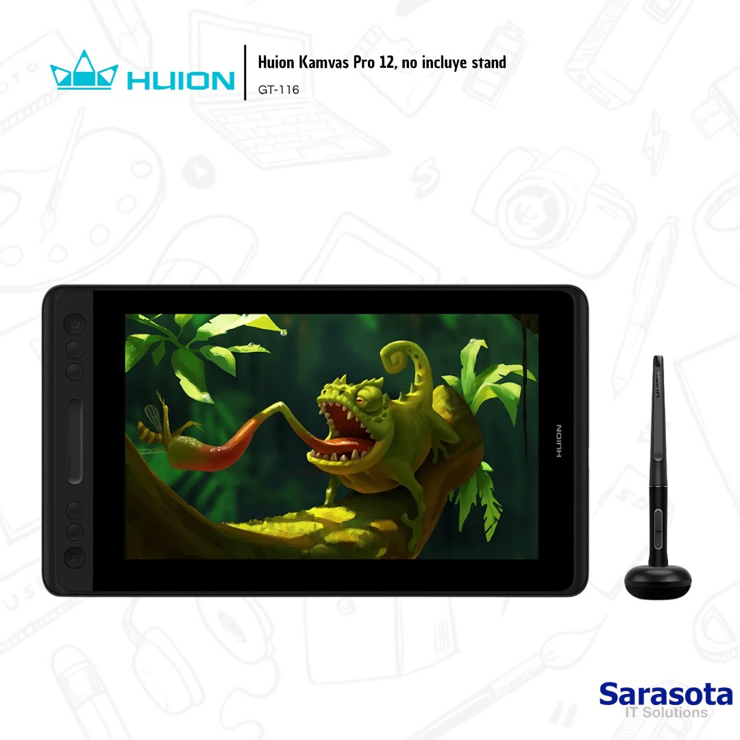 accesorios para electronica - Huion Kamvas Pro 12 Pen Display GT-116, sin stand Nuevo 2