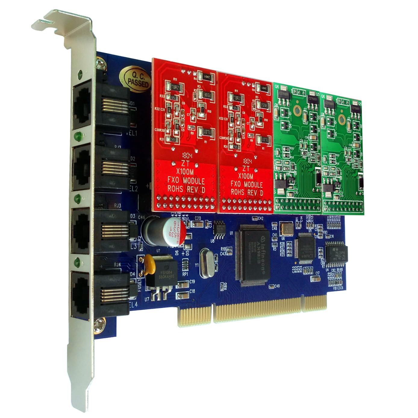 otros electronicos - Central Telefonica IP con Digium TDM400P Cisco 8861 0