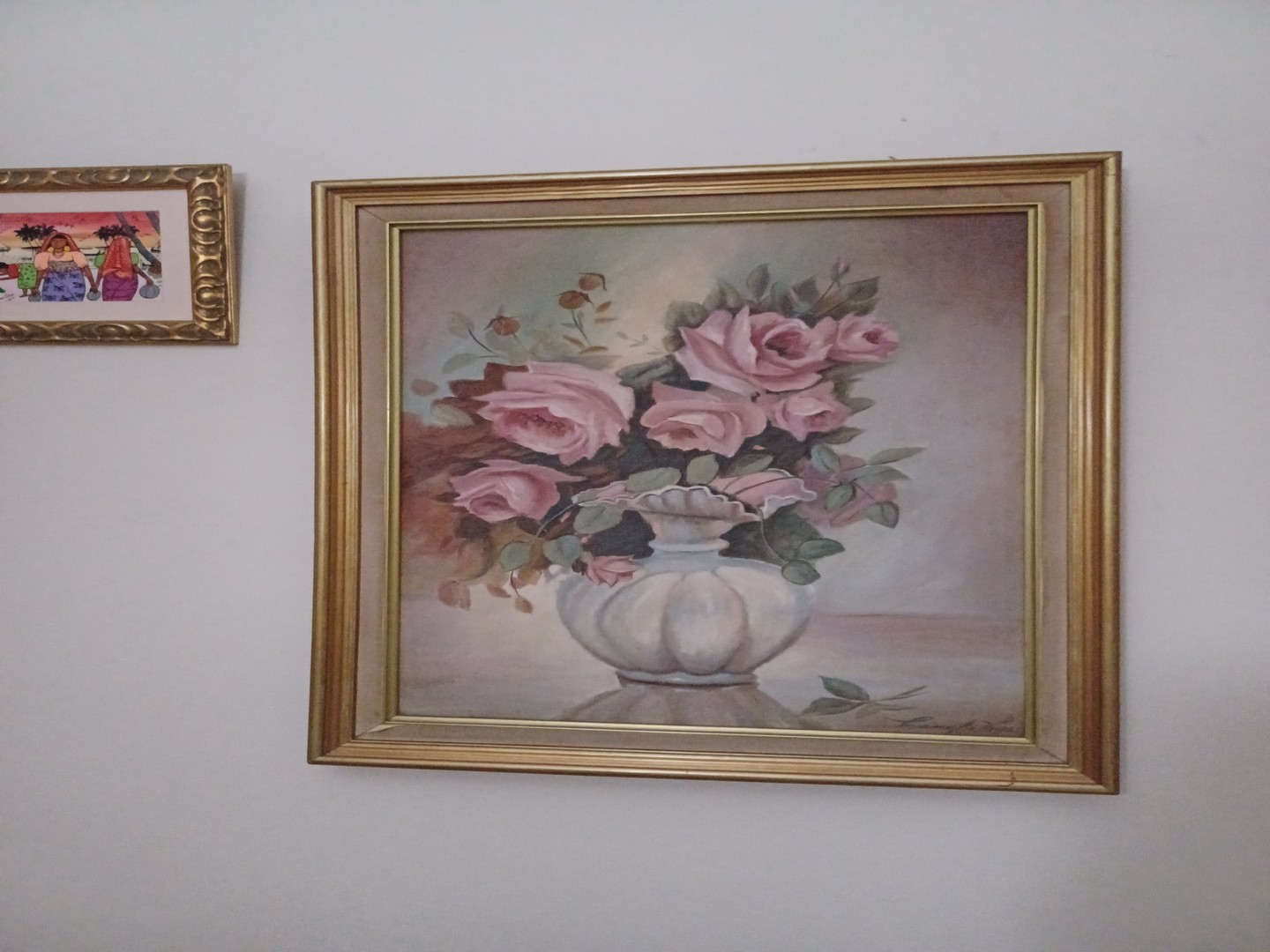 decoración y accesorios - Cuadro en pintura de oleo