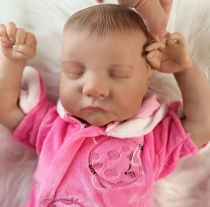 juguetes - muñeca reborn de silicona 100% real  6