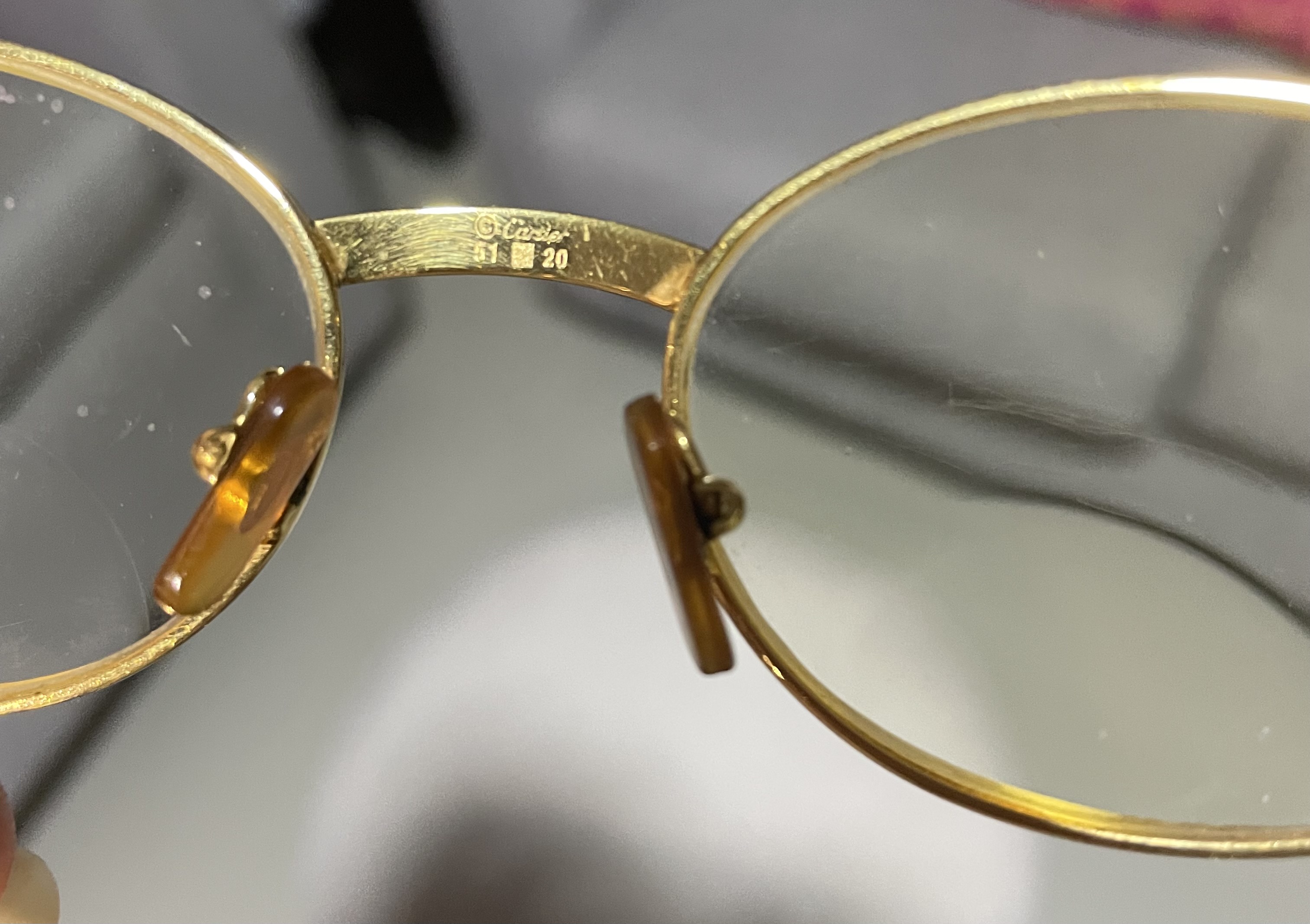 joyas, relojes y accesorios - Monturas Cartier vintage  3