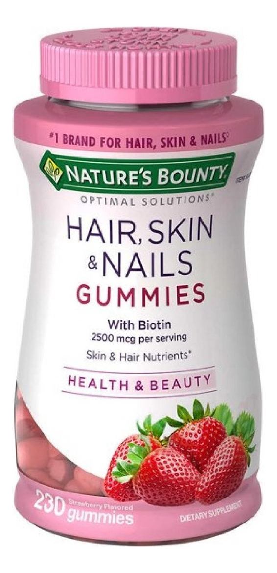 Salud y Equipamiento Médico - Hair Skin Nail Gummies Biotin Biotina Cabello Piel Uña Gomas 0