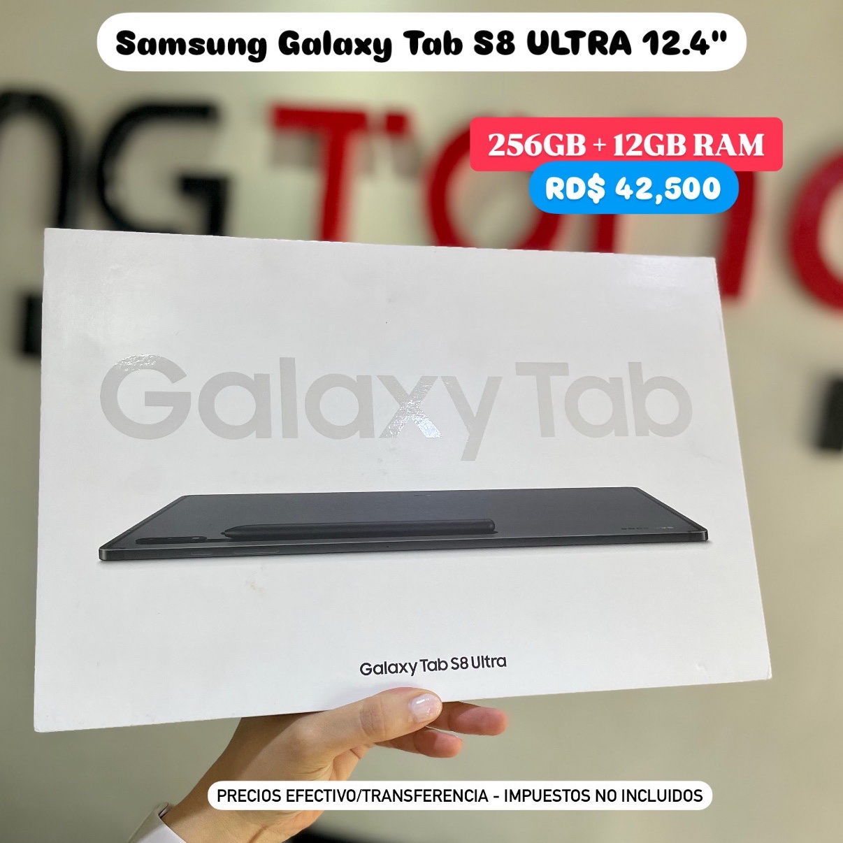 celulares y tabletas - SAMSUNG GALAXY TAB S8 ULTRA 14.6" 256GB + 12GB RAM OFERTA