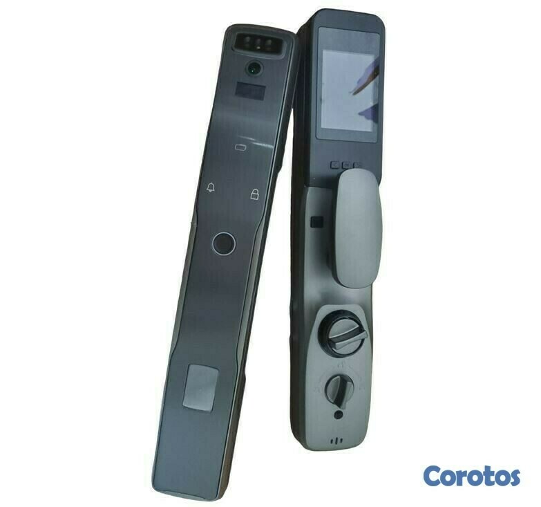 otros electronicos - Cerradura inteligente wifi para puertas con camara y timbre G-070 1