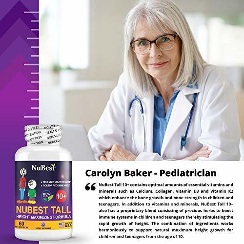 Salud y Equipamiento Médico - Formula De Crecimiento De Altura - Nubest Tall 10+- X60 Und 4