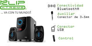 computadoras y laptops - BOCINAS KLIPX 2.1 KWS-616, 40W, BT, RANURAS SD, USB, 3.5MM 0