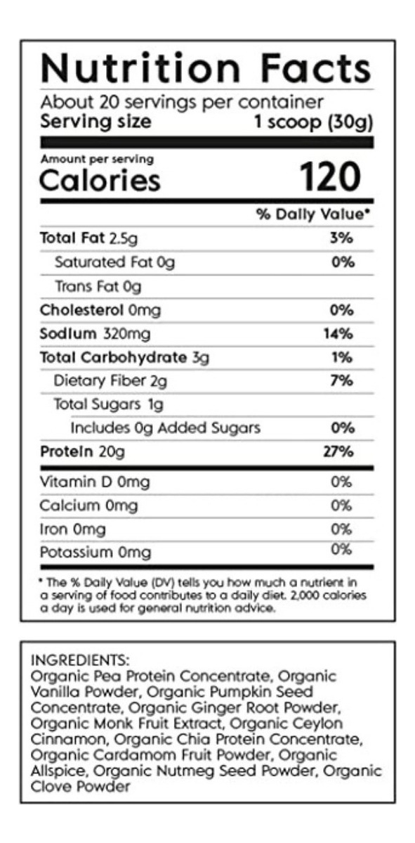 Salud y Equipamiento Médico - Proteina Vegana Chai 306g - G A $716 1