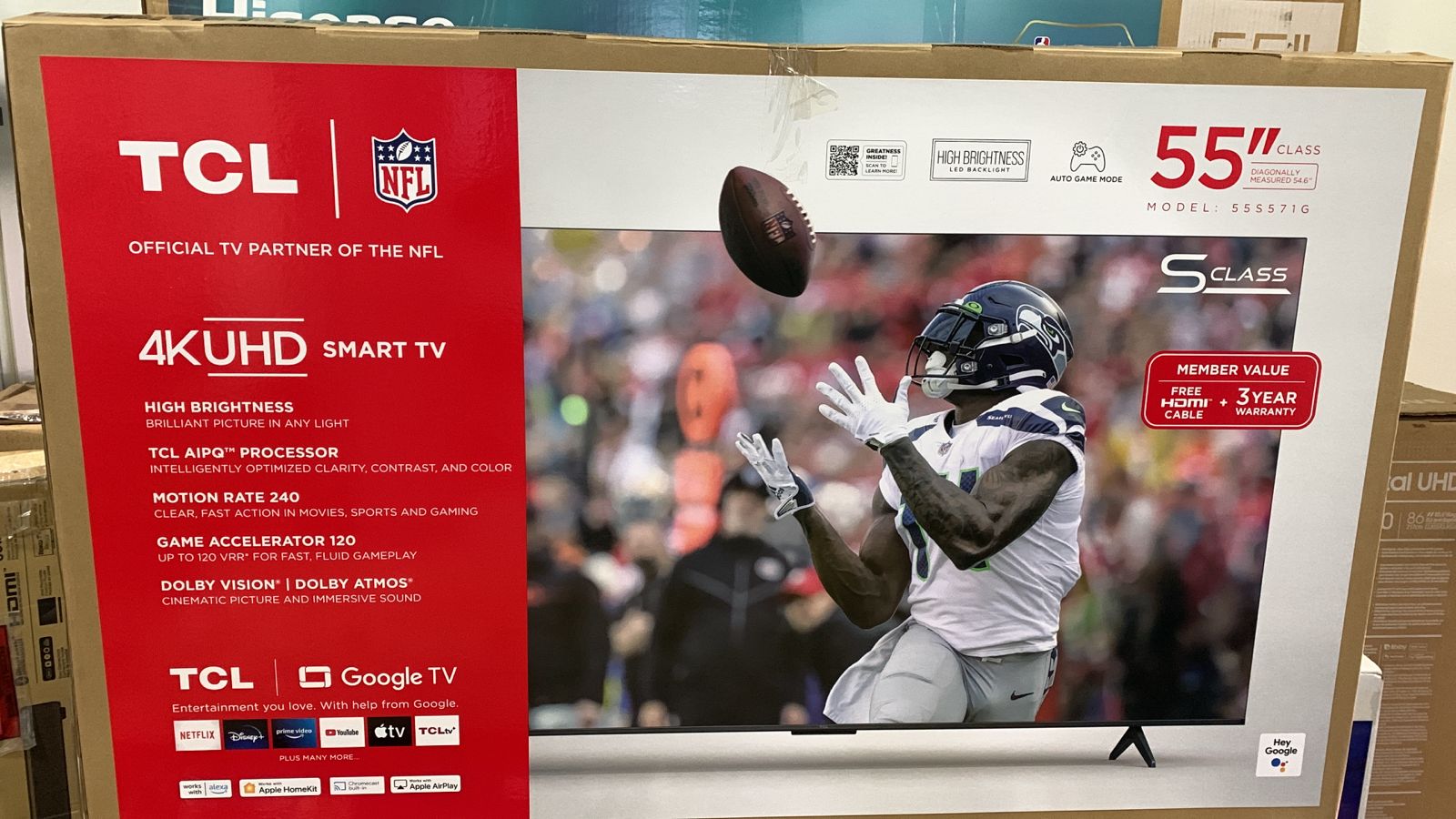 tv - TCL 55 PULGADAS 2024 UHD 4K NUEVO 0