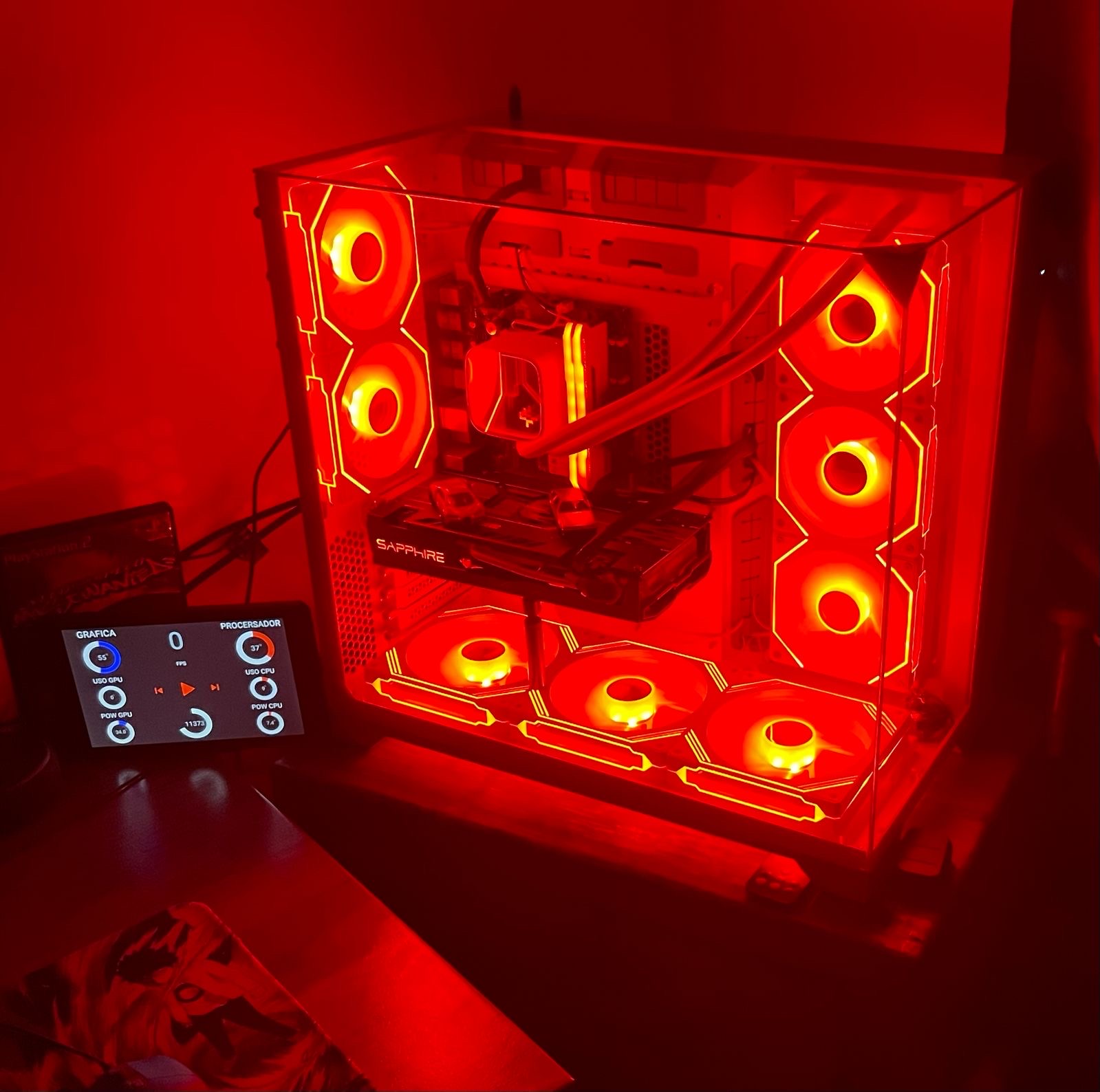 computadoras y laptops - ventilador 140mm argb  4