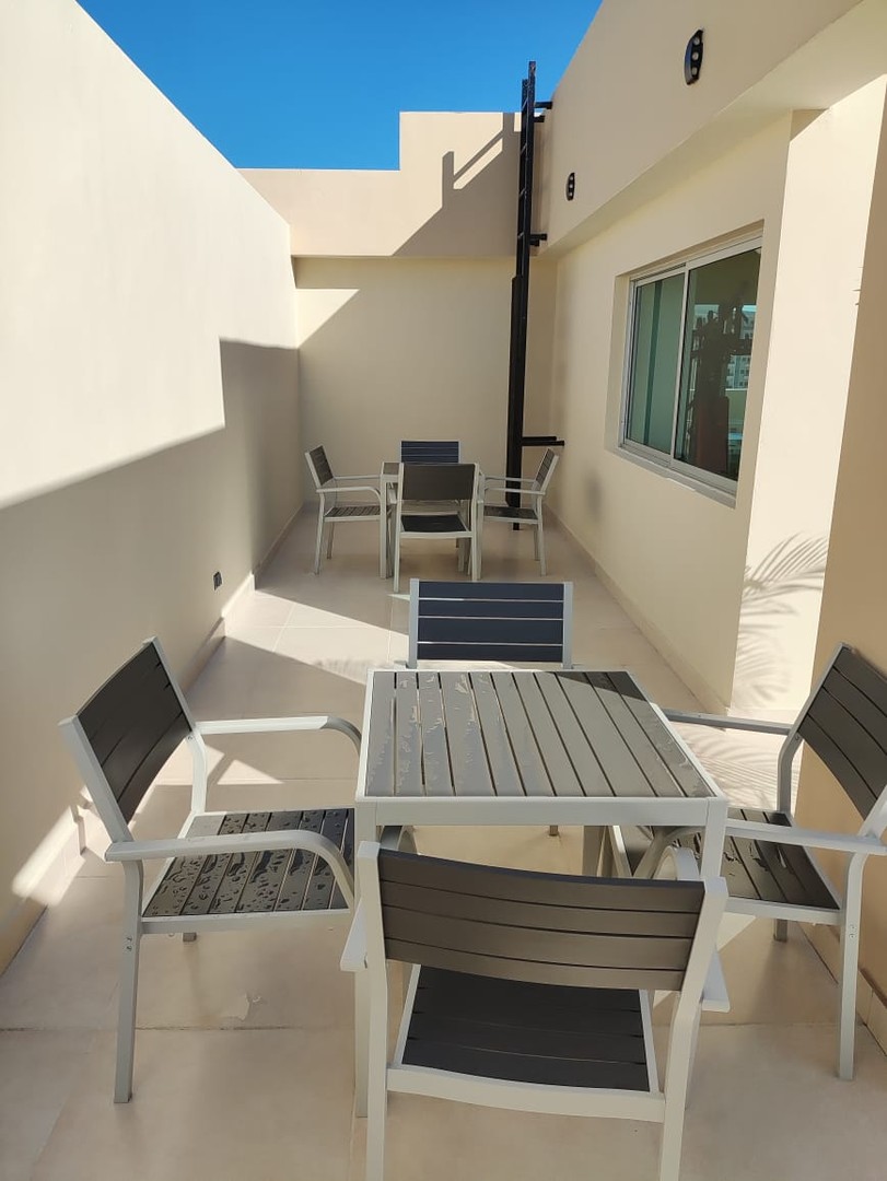 apartamentos - ALQUILO  IMPECABLE  APARTAMENTO BELLA VISTA CON AREAS SOCIALES 8
