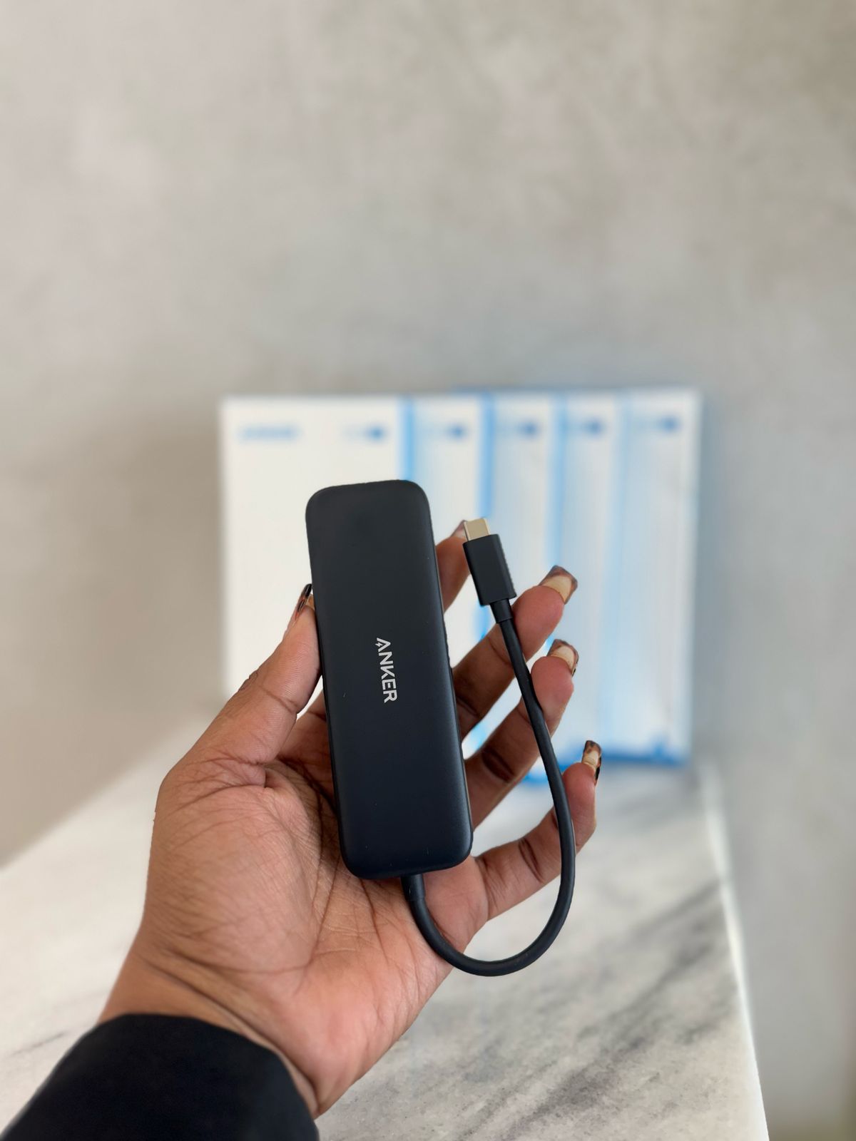 otros electronicos - Adaptador multipuerto Anker para macbook 