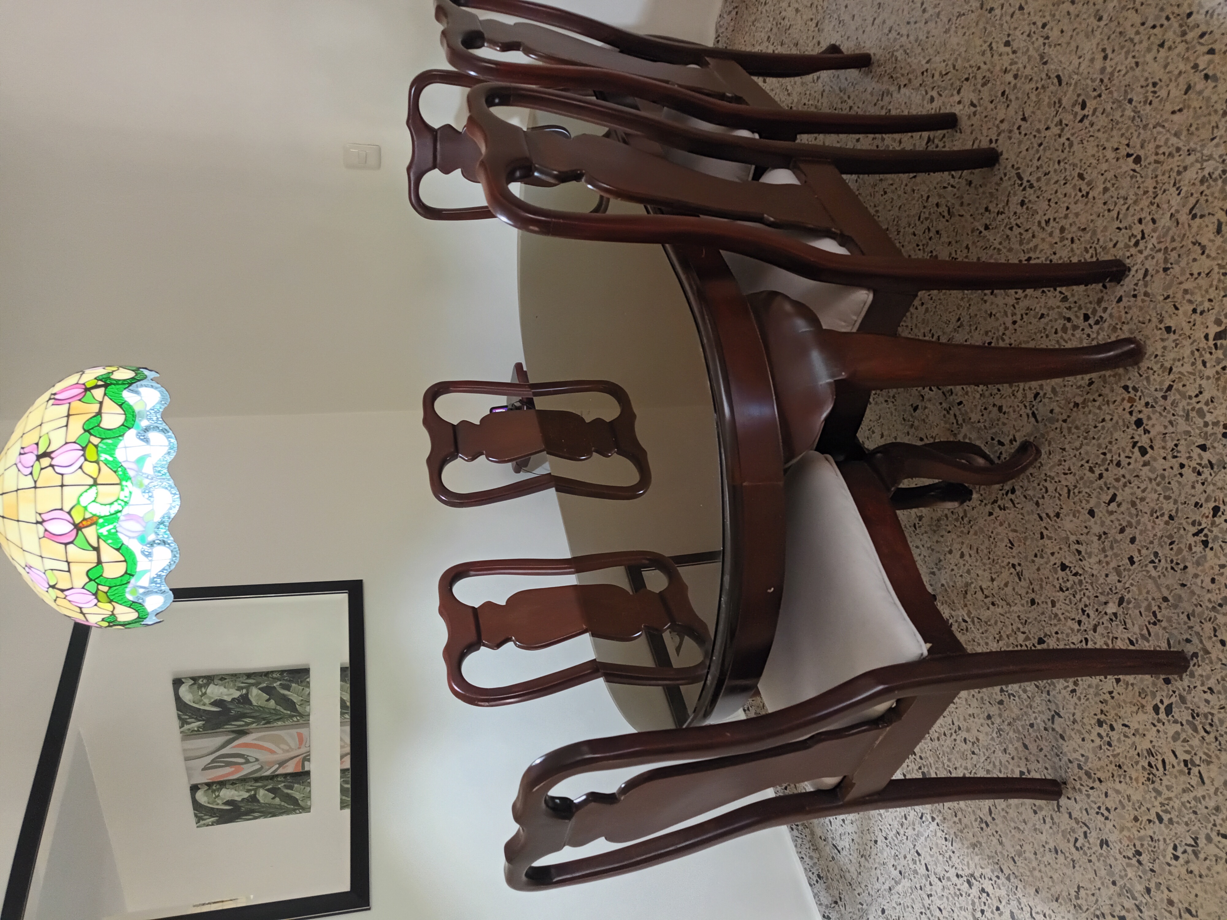 muebles y colchones - Juego de comedor en caoba centenaria 3