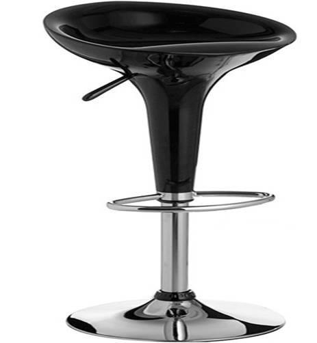 muebles y colchones - Taburete De Bar Banqueta Barra Silla Alta desayunador Acrilica BLANCO Y NEGRO 5