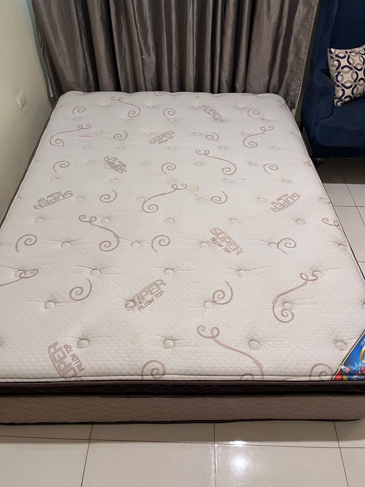 muebles y colchones - Colchón queen 60x80 Super Pillow Top 1