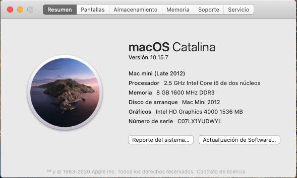 computadoras y laptops - Mac mini (Late 2012) + Monitor HP P22 G4 0