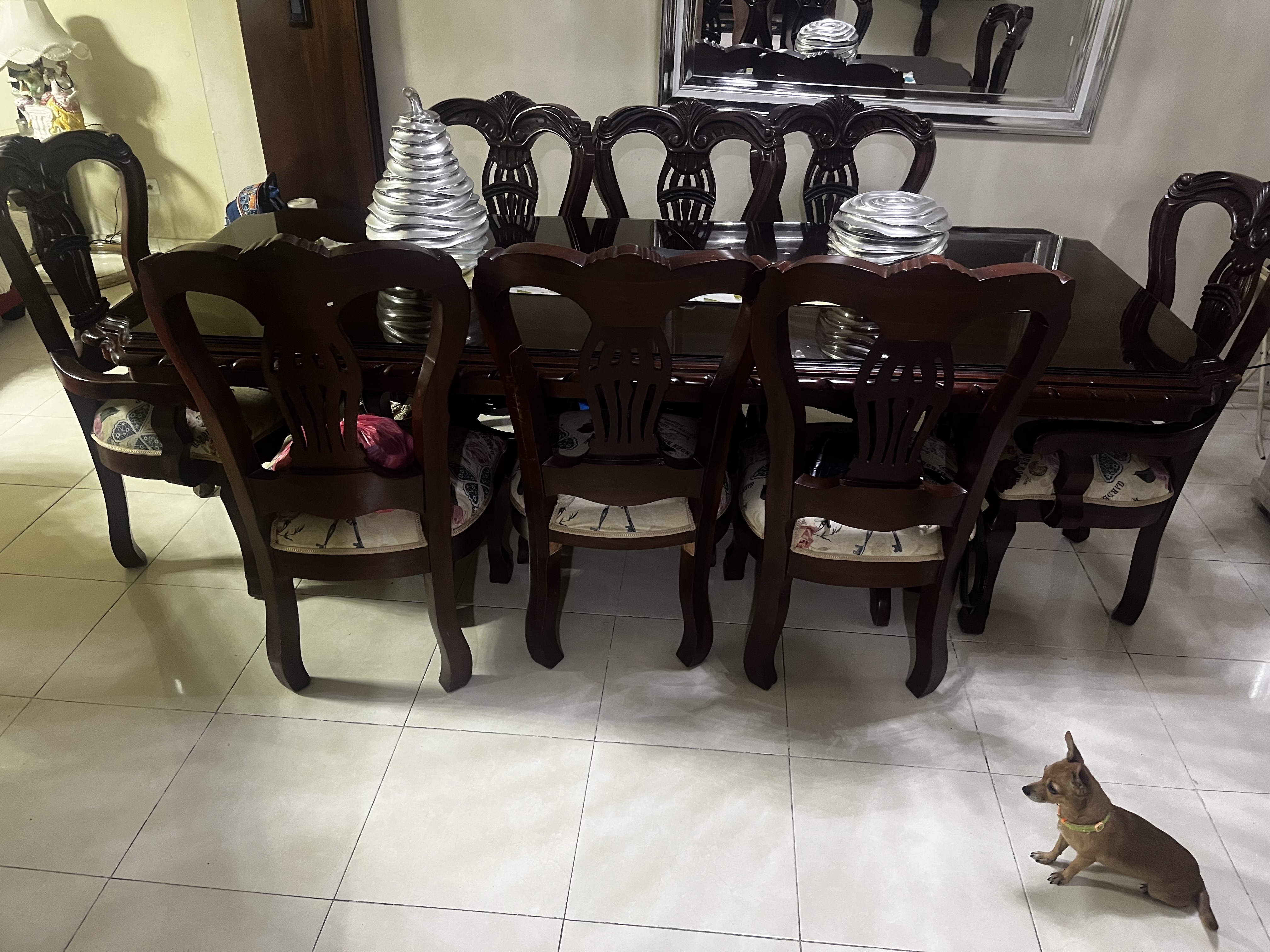 muebles y colchones - comedor en caoba 100% 0