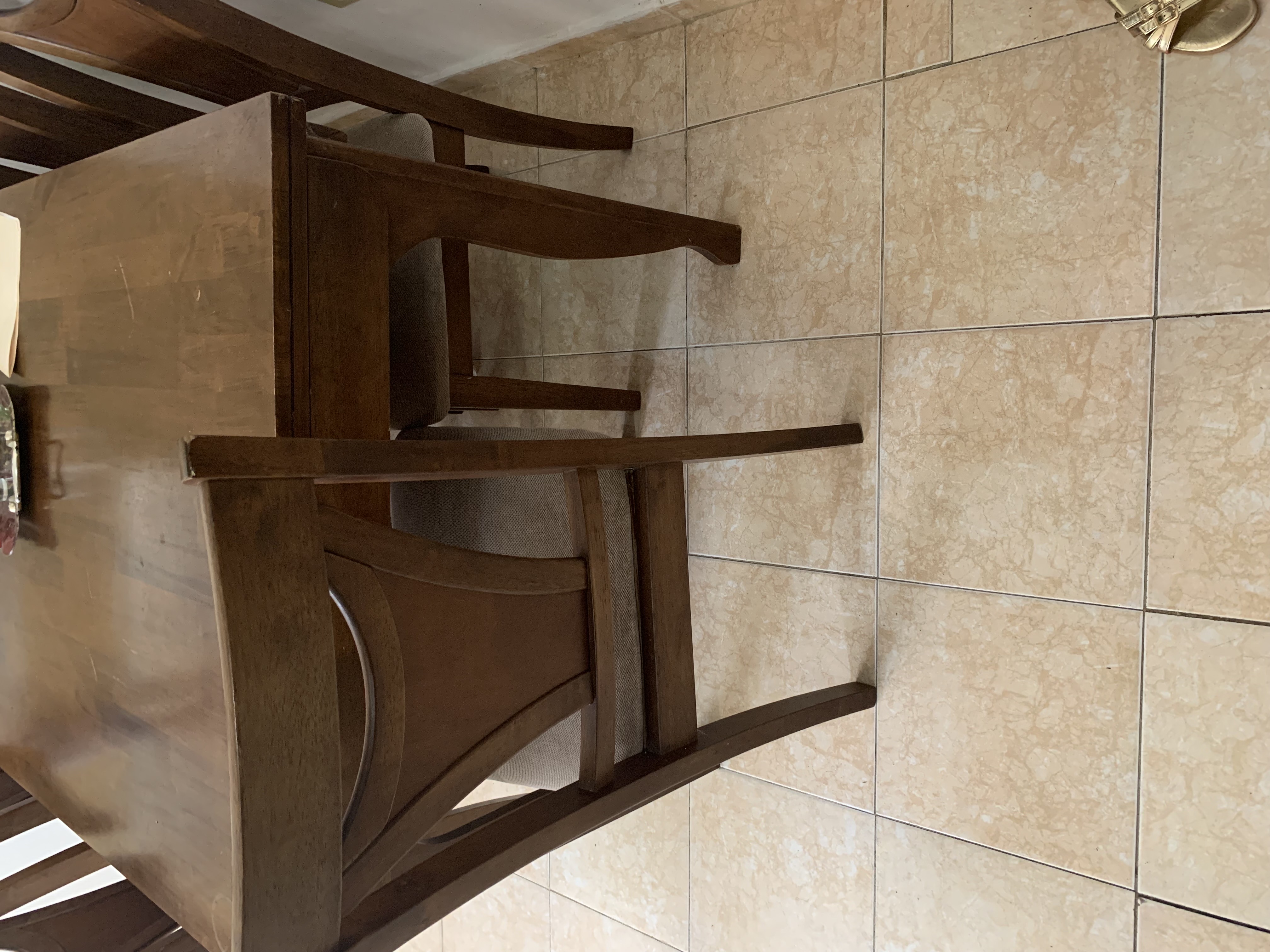 muebles y colchones - juego de comedor de 6 sillas pino Americano 0