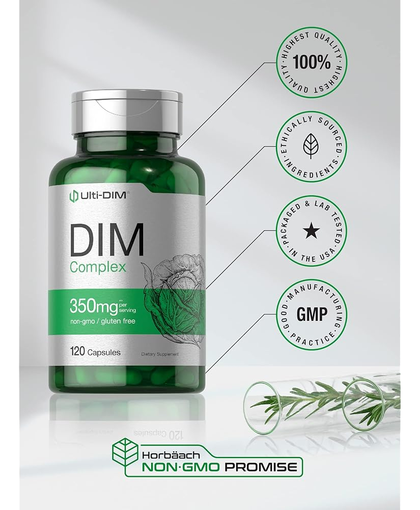 Salud y Equipamiento Médico - Suplemento De Complejo Dim 350 Mg 120 Cápsulas 4