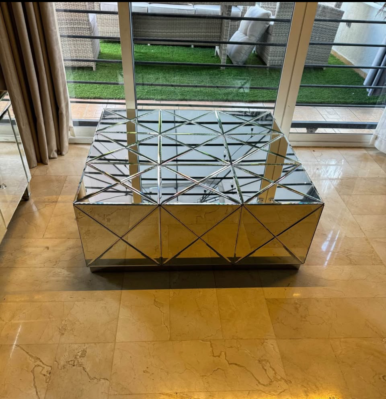 decoración y accesorios - Mesa de Espejo Rectangular  4