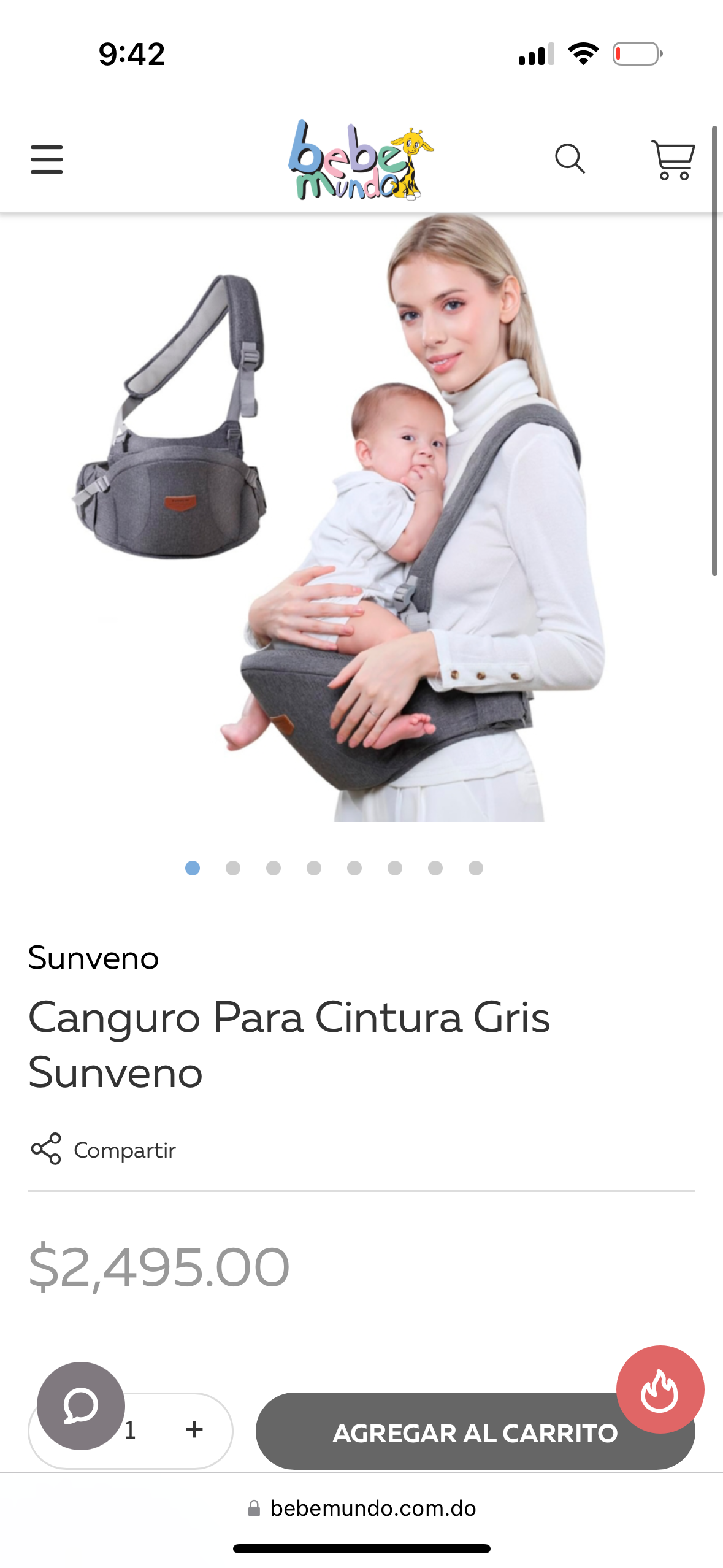 accesorios - Canguro Para Cintura Gris 6