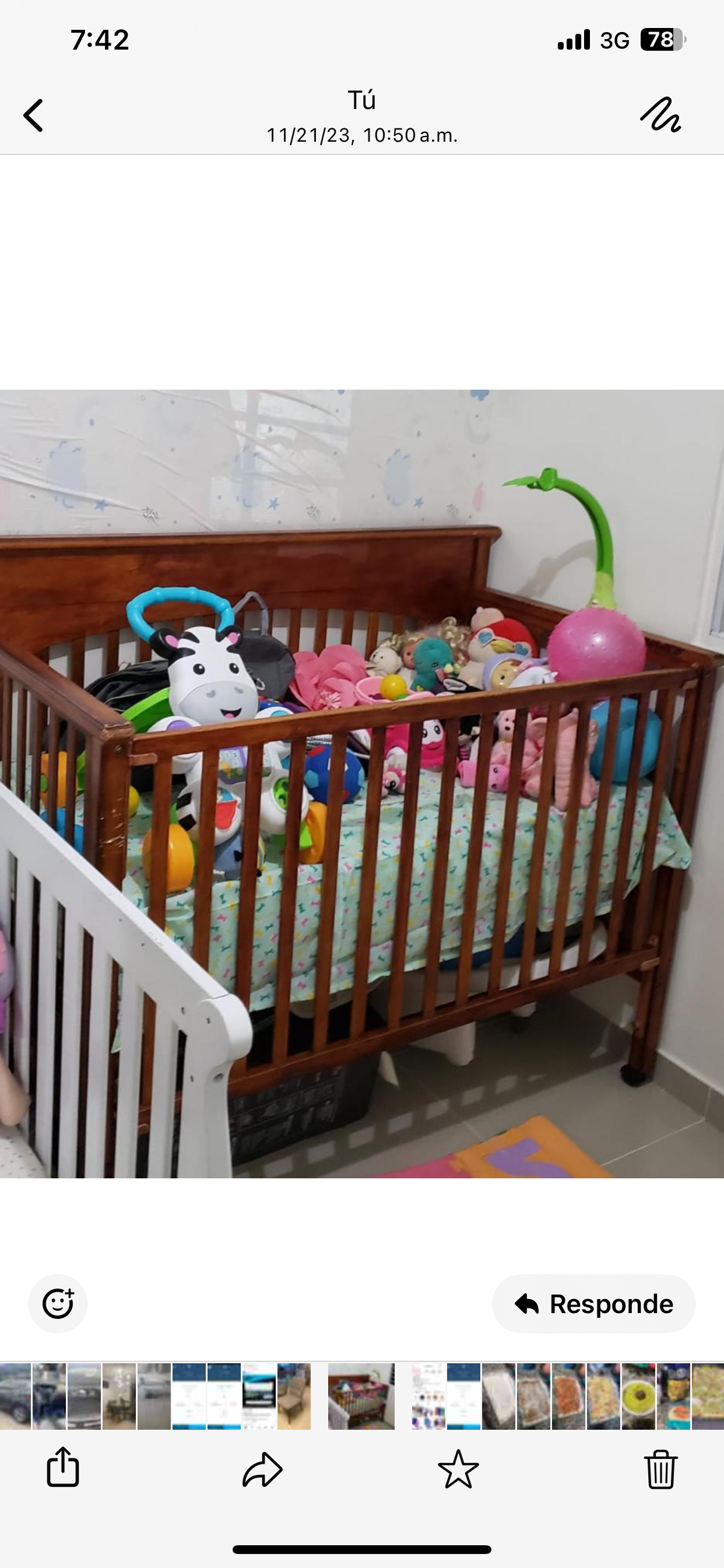 muebles - Cuna como nueva con colchón incluido. 1