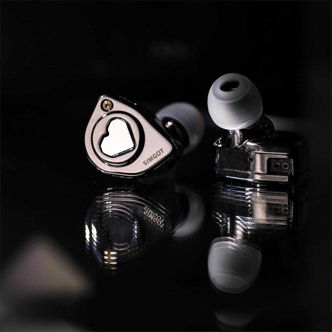 camaras y audio - SIMGOT EW300 1DD+1Planar+1PZT Hybrid Driver IEM 4