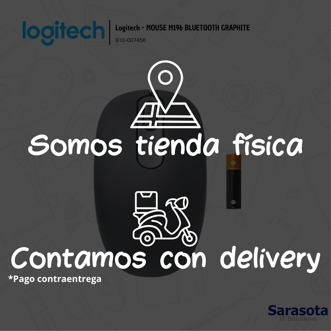 accesorios para electronica - Logitech - MOUSE M196 BLUETOOTH GRAPHITE 1