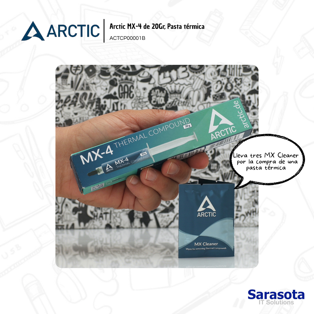 accesorios para electronica - Pasta térmica Arctic MX-4 de 20gr. mas regalo 1