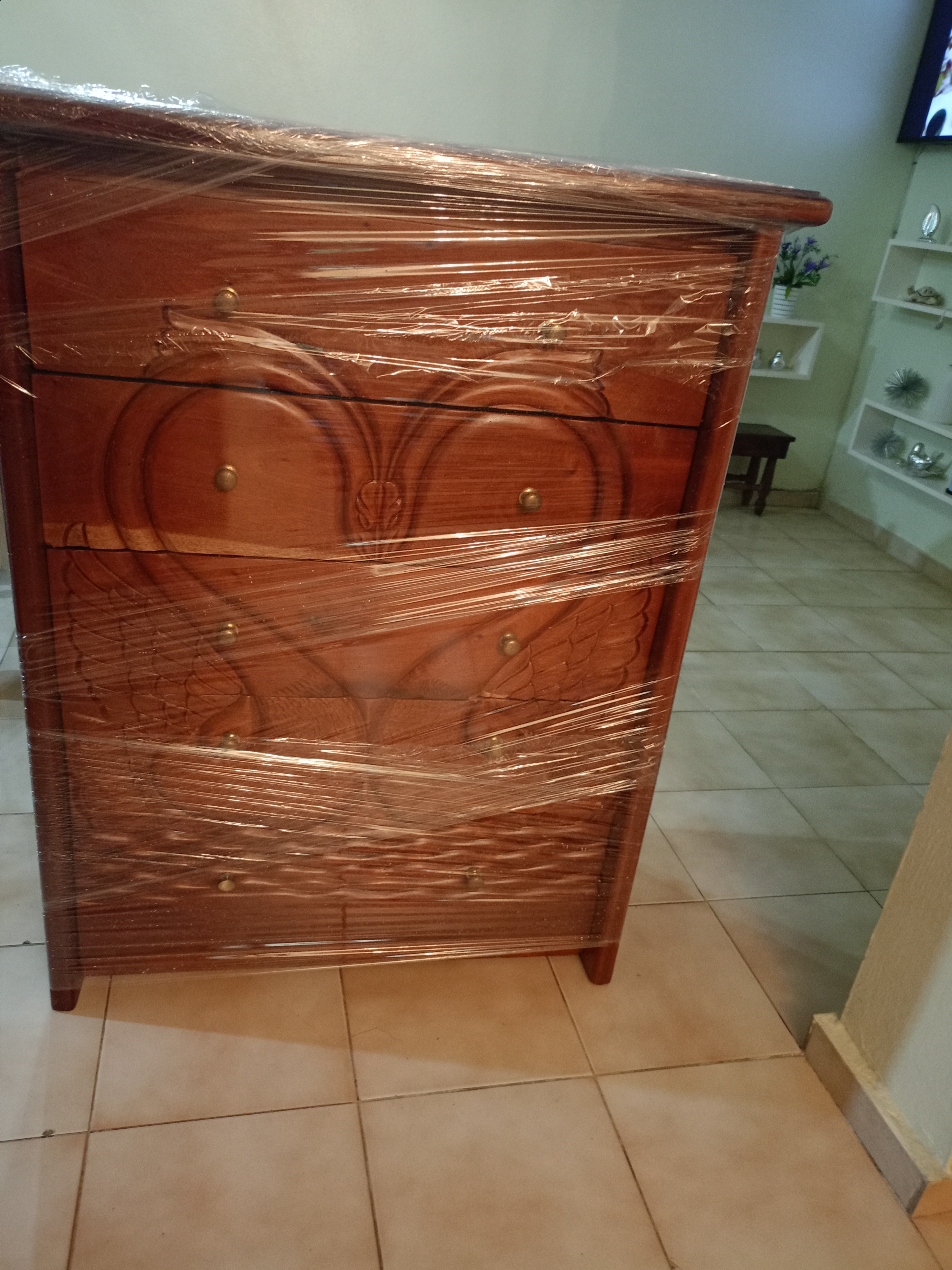 decoración y accesorios - Gabetero en caoba  0