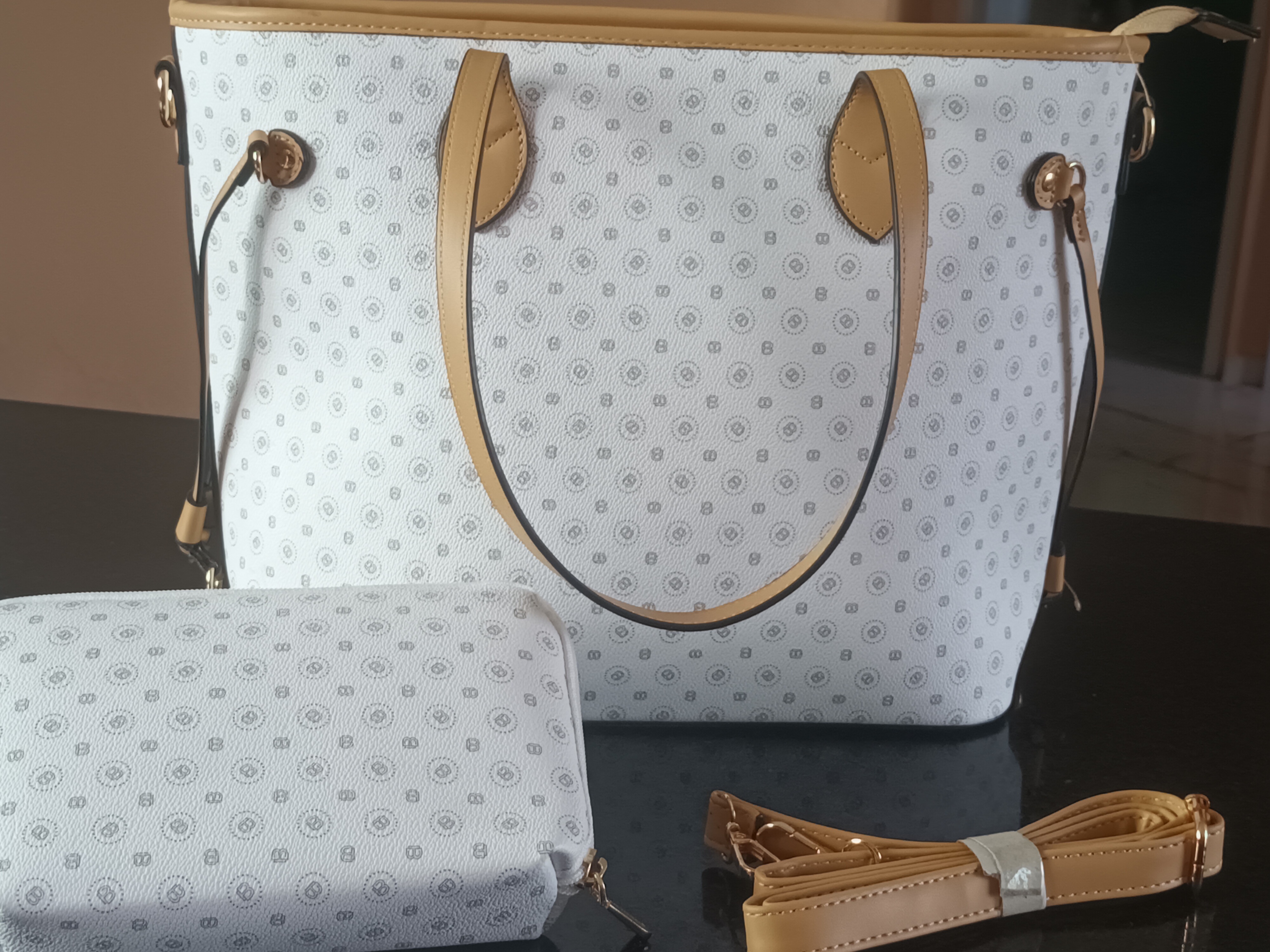 carteras y maletas - Set de cartera blanca 2