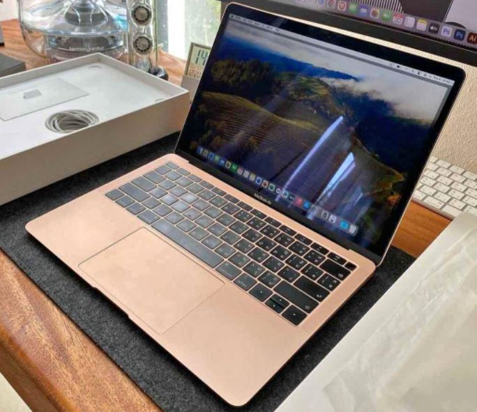 computadoras y laptops - Laptop Apple MacBook Air 2020, 13.3" M1, 8GB RAM, 256GB SSD, Rose Gold, Nueva 0